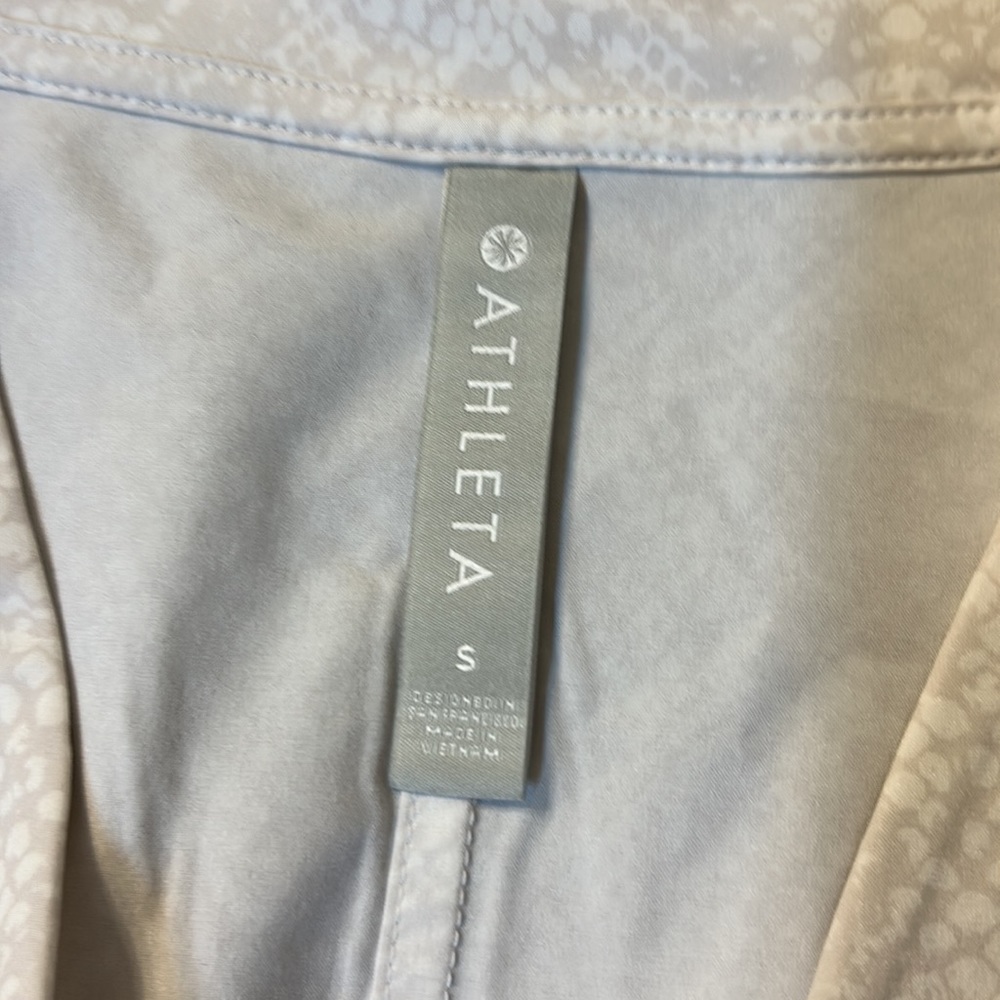 Athleta Marlow Romper In White Python - image 4